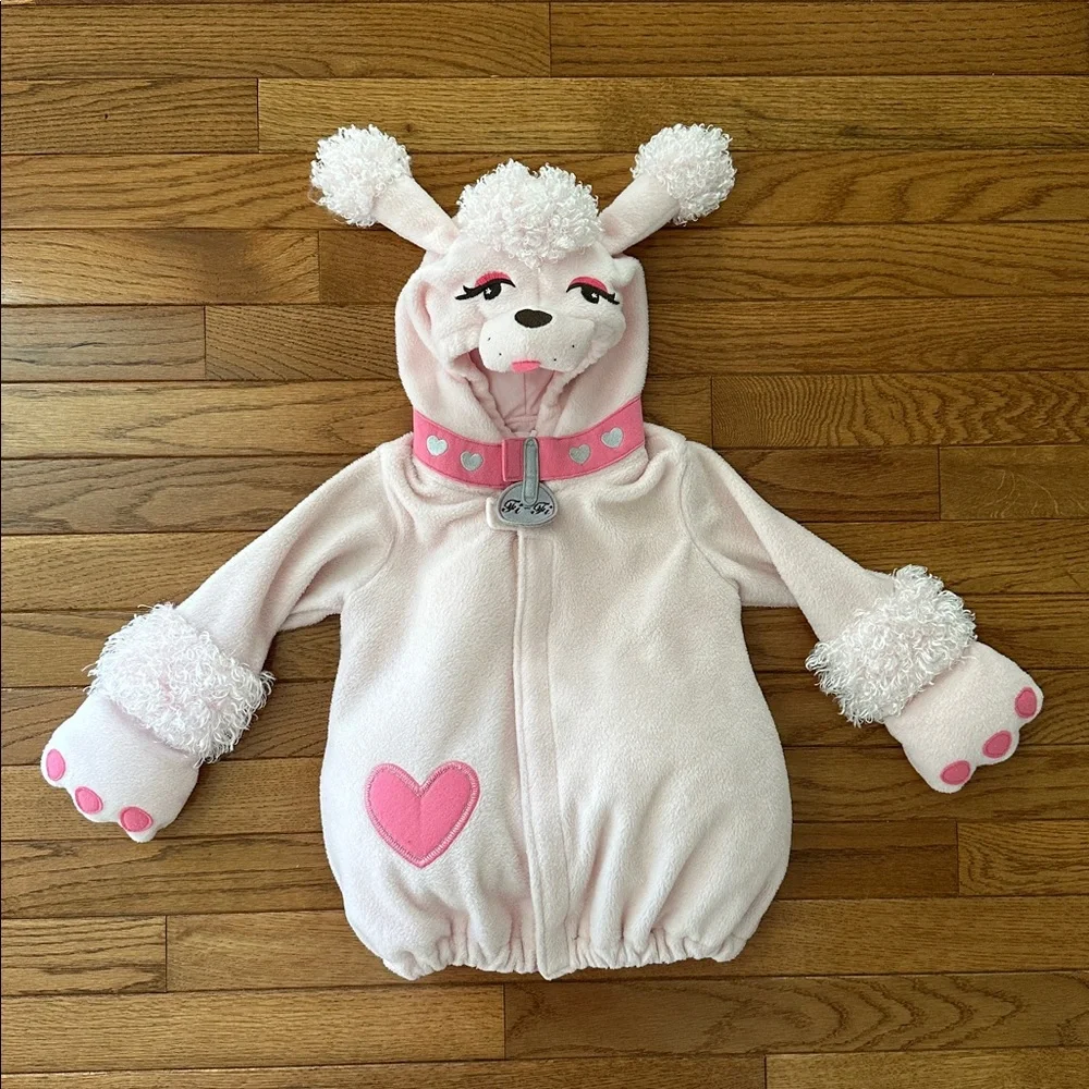🐶 OLD NAVY Baby Poodle Halloween costume pink 12-24 months dog baby Halloween